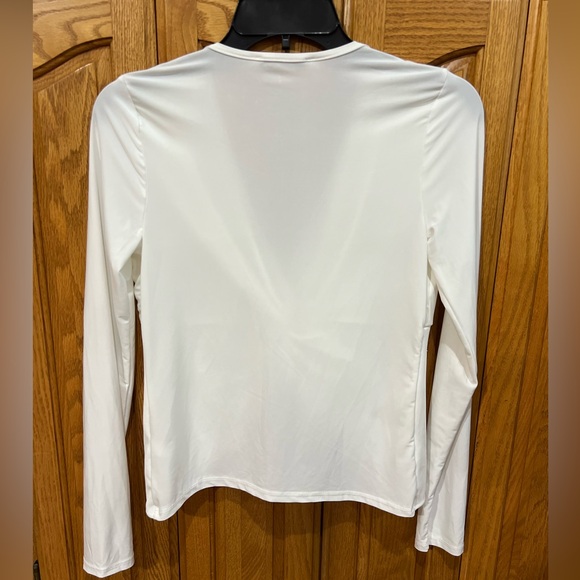 21 Saints Twisted Front Ivory Long Sleeve Top - Picture 6 of 11